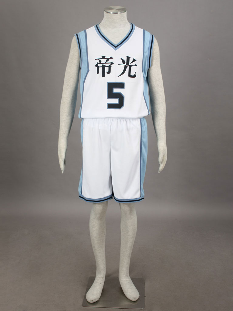 Kuroko's Basketball Atsushi Murasakibara Teiko Number 5 Cosplay Costume